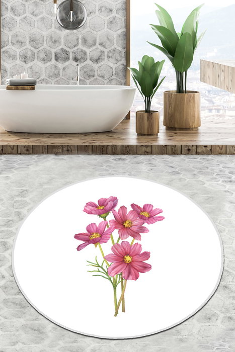 Mijölnir Sitivo Djt - Alfombrilla de baño blanca 100 cm Mijölnir Sitivo Djt - Alfombrilla de baño blanca 100 cm